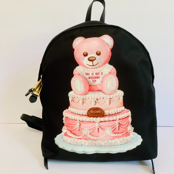 MOSCHINO THIS IS NOT A TOY BEAR BACKPACK WITH DUST BAG MADE IN ITALY main image 14
